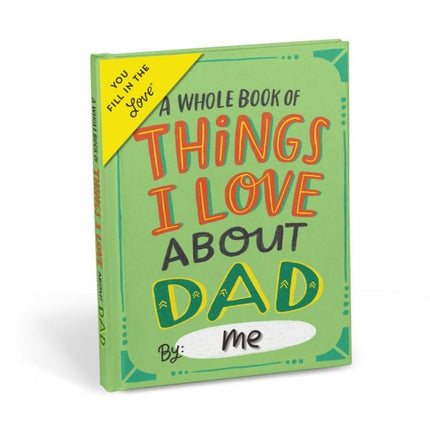 Em & Friends About Dad Book Fill in the Love Fill-in-the-Blank Book & Gift Journal