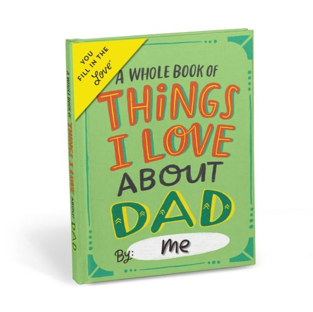 Em & Friends About Dad Book Fill in the Love Fill-in-the-Blank Book & Gift Journal