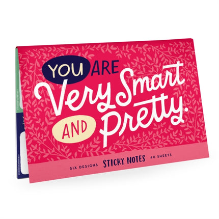 Em & Friends You Are Very Smart and Pretty Sticky Note Packet