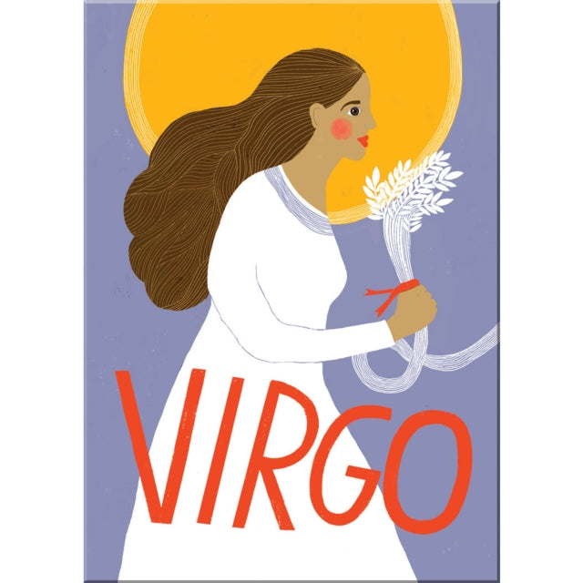 Lisa Congdon for Em  Friends Virgo Zodiac Magnet