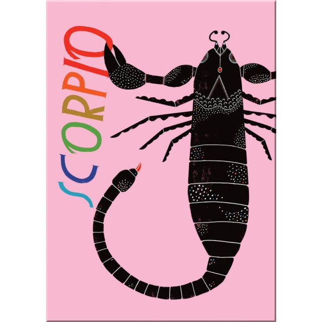 Lisa Congdon for Em  Friends Scorpio Zodiac Magnet