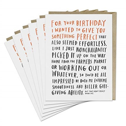 6Pack Em  Friends Awkward Birthday Card