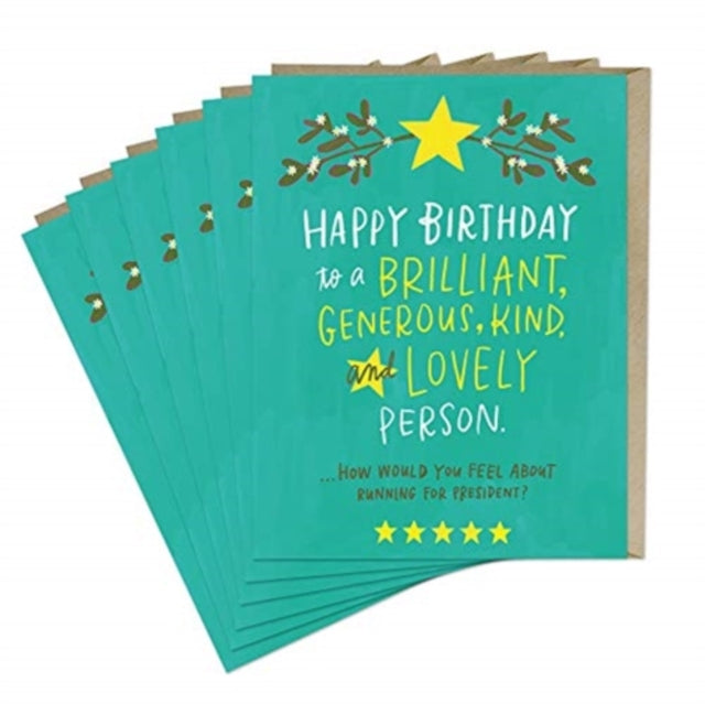 6Pack Em  Friends Birthday President Birthday Card