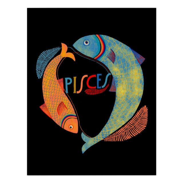 6Pack Lisa Congdon for Em  Friends Pisces Card