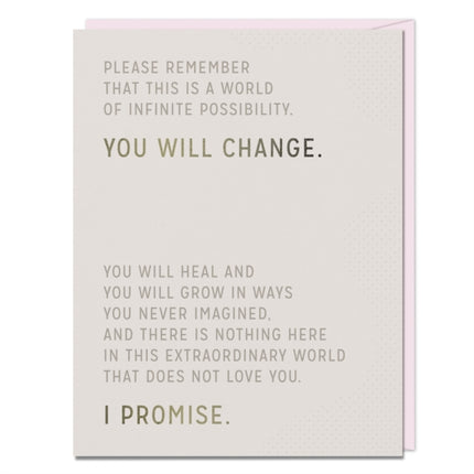 6-Pack Elizabeth Gilbert You Will Change Card