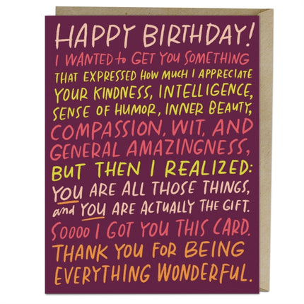 6Pack Em  Friends Everything Wonderful Birthday Greeting Cards