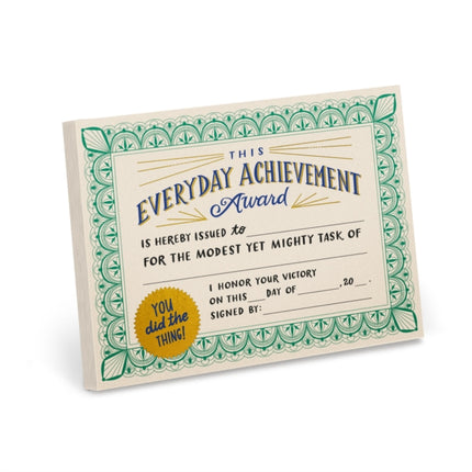 Em & Friends Everyday Achievement Certificate