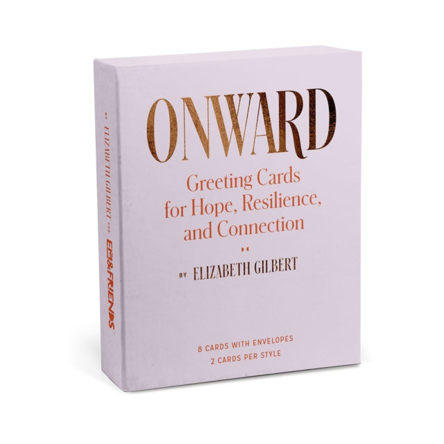 Elizabeth Gilbert for Em & Friends Onward Boxed Cards, 8 Assorted Cards