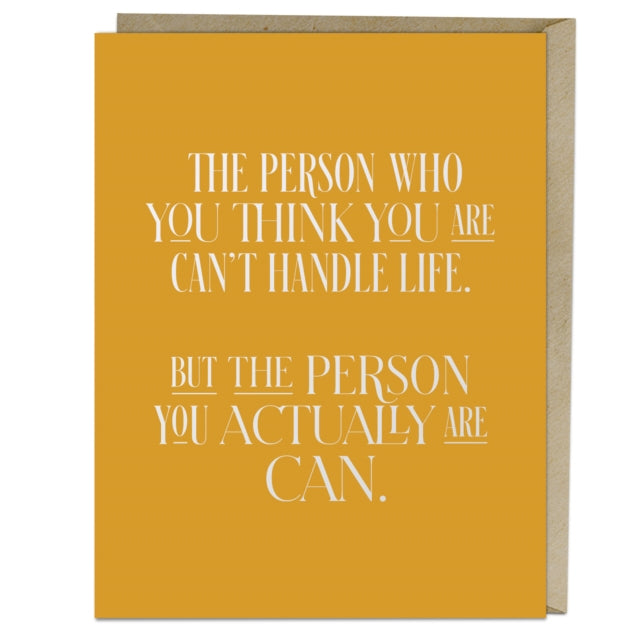 6Pack Elizabeth Gilbert for Em  Friends The Person You Actually Are Card