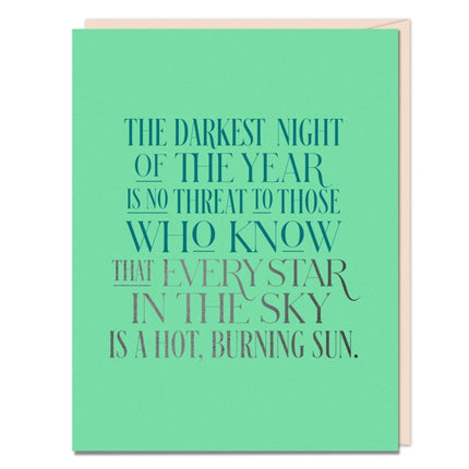 6Pack Elizabeth Gilbert for Em  Friends The Darkest Night Card