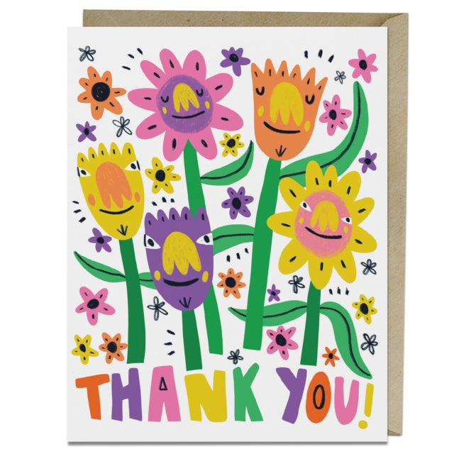 6 Pack Barry Lee for Em & Friends Thank You Flowers Thank You Card