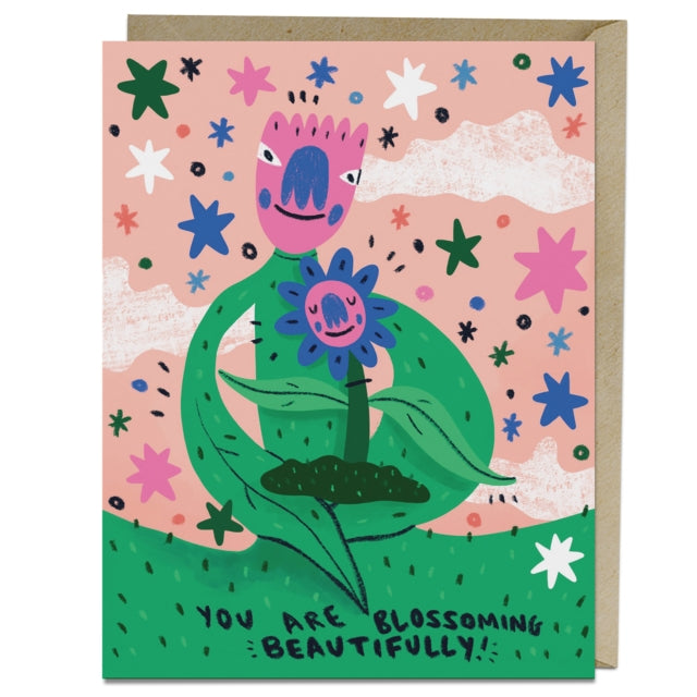 6 Pack Barry Lee for Em  Friends Blossoming Beautifully Encouragement Card