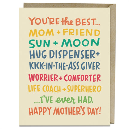 6 Pack Em & Friends Best Mom I’ve Ever Had Card