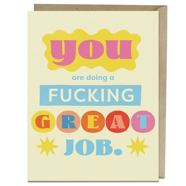6Pack Em  Friends Doing Fucking Great Greeting Cards