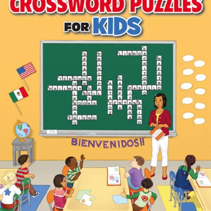 English and Spanish Crossword Puzzles for Kids:
