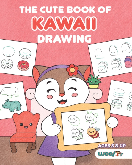 The Cute Book of Kawaii Drawing: How to Draw 365 Cute Things, Step by Step (Fun gifts for kids; cute things to draw; adorable manga pictures and Japanese art)