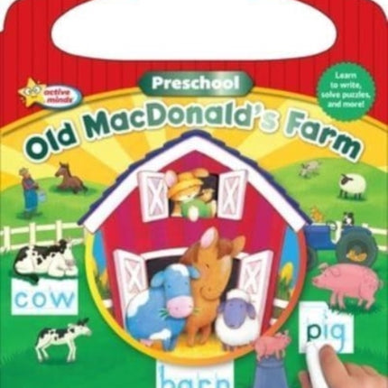 Active Minds Write-And-Erase Preschool Old Macdonald's Farm