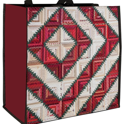 Carolie Hensleys Holiday Log Cabin Eco Tote