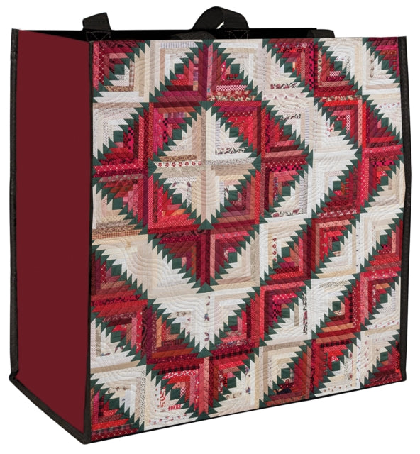 Carolie Hensleys Holiday Log Cabin Eco Tote