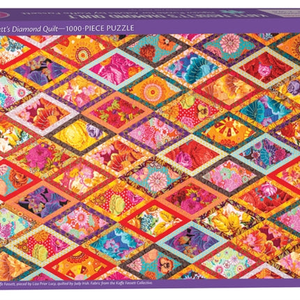 Kaffe Fassetts Diamond Quilt Jigsaw Puzzle