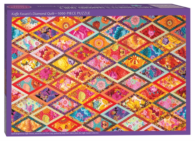 Kaffe Fassetts Diamond Quilt Jigsaw Puzzle