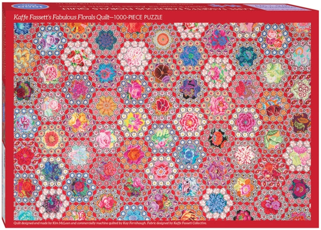 Kaffe Fassetts Fabulous Florals Quilt Jigsaw Puzzle