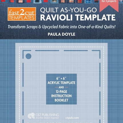 fast2cut Quilt AsYouGo Ravioli Template