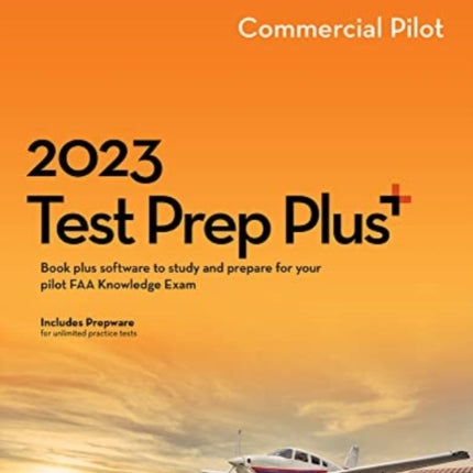 2023 Commercial Pilot Test Prep Plus: Book Plus