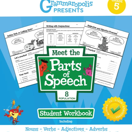 The Parts of Speech Workbook, Grade 5