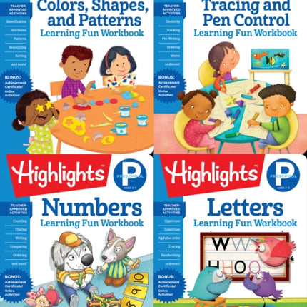 Highlights Preschool Learning Workbook Pack