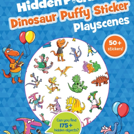 Dinosaur Puffy Sticker Playscenes