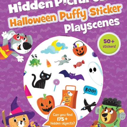 Halloween Puffy Sticker Playscenes