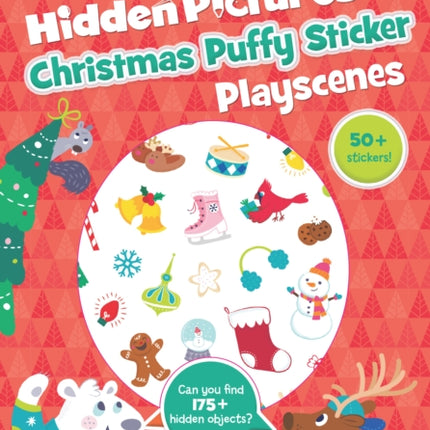 Christmas Hidden Pictures Puffy Sticker Playscenes