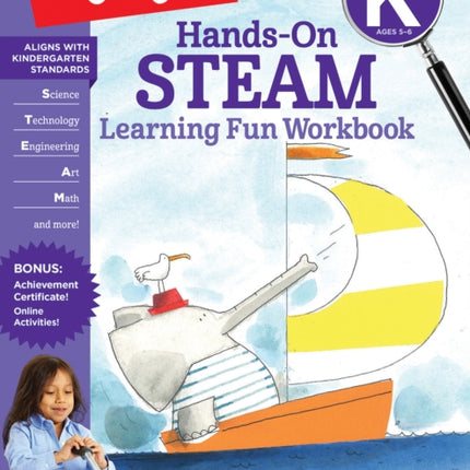 Kindergarten Hands-On STEAM Learning Fun Workbook