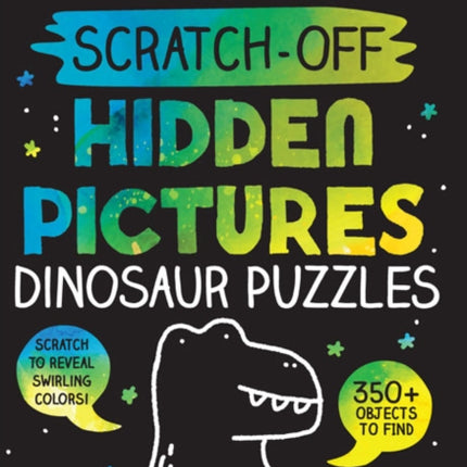 ScratchOff Hidden Pictures Dinosaur Puzzles