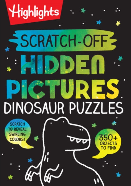 ScratchOff Hidden Pictures Dinosaur Puzzles