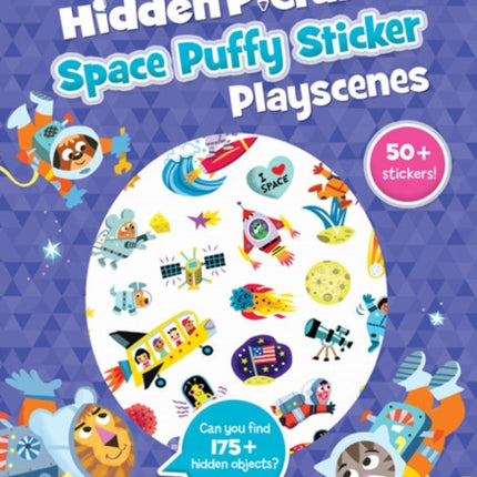 Space Hidden Pictures Puffy Sticker Playscenes