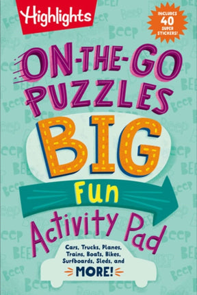 OntheGo Puzzles Big Fun Activity Pad