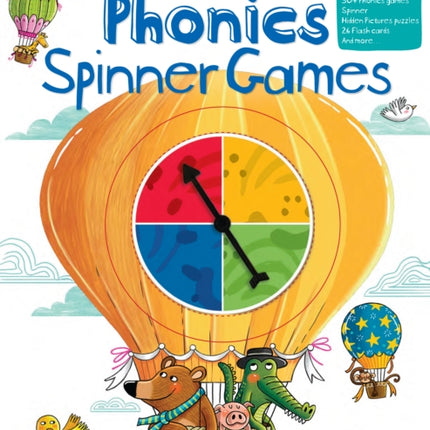 Highlights Learn-and-Play Phonics Spinner Games