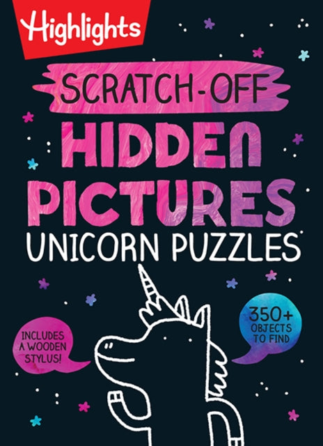 ScratchOff Hidden Pictures Unicorn Puzzles