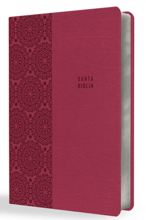 Biblia Reina Valera letra súper gigante, símil piel fucsia / Spanish Bible Reina  Valera Super Giant Print, Fuchsia Leathersoft