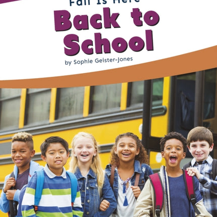 Fall is Here: Back to School