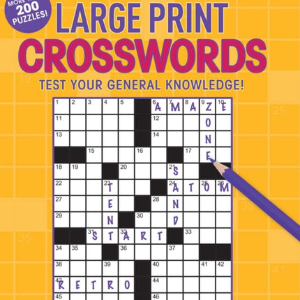 Large Print Crosswords