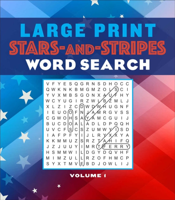 Large Print Stars and Stripes Word Search