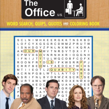 The Office Word Search, Quips, Quotes & Coloring Book