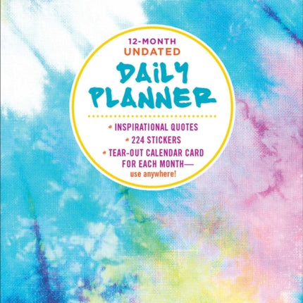 12-Month Undated Daily Planner