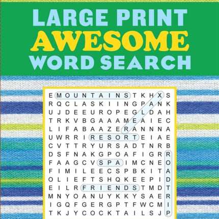 Large Print Awesome Word Search