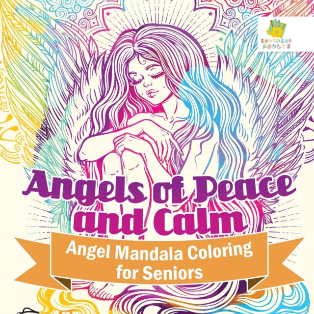 Angels of Peace and Calm Angel Mandala Coloring