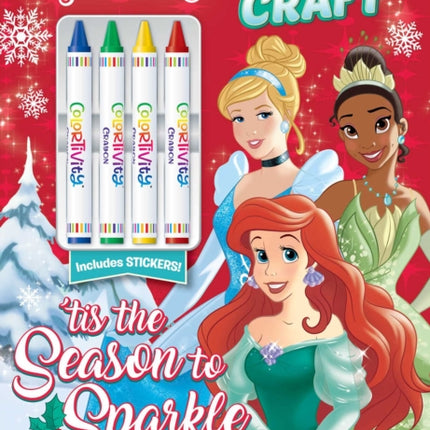 Disney Princess: Tis the Season to Sparkle: Color