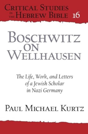 Boschwitz on Wellhausen